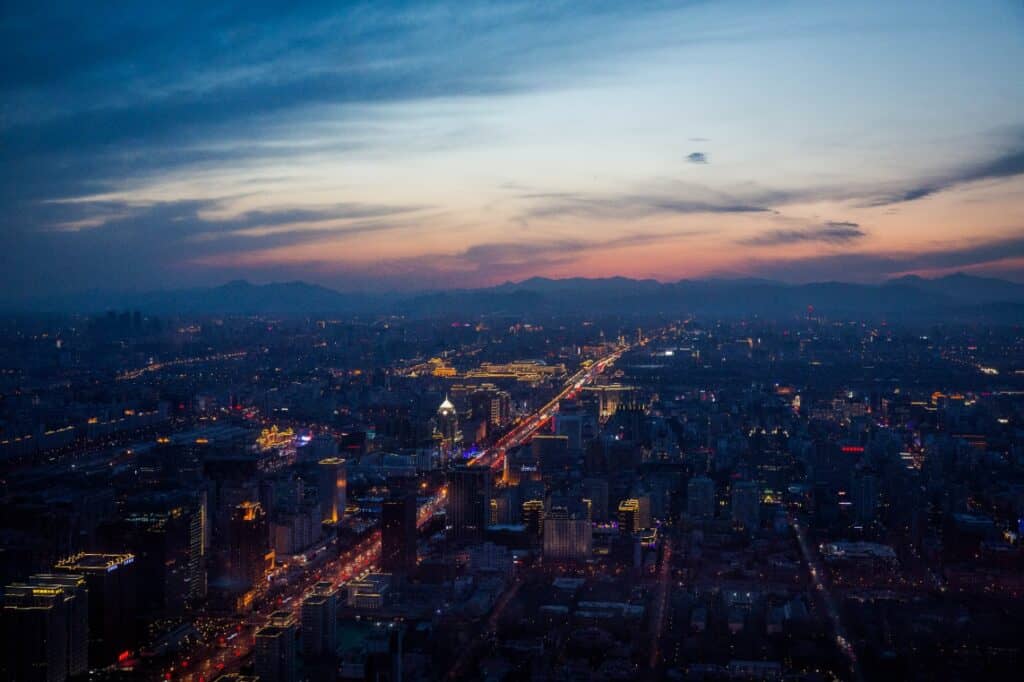Vista Skybar Atmosphere vivir en Beijing
