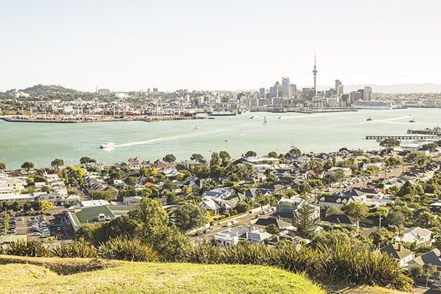 Vista aérea de auckland