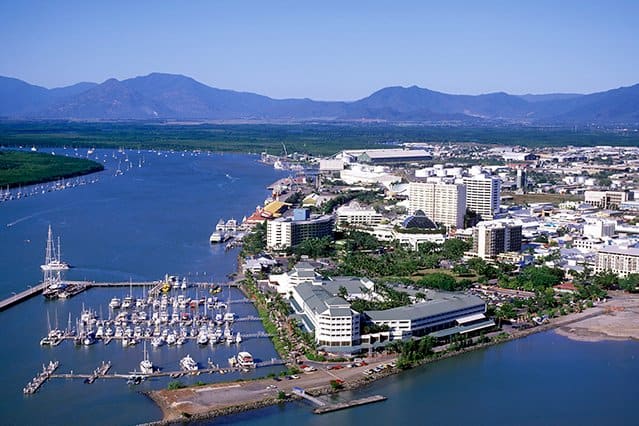 Vista aérea de Cairns