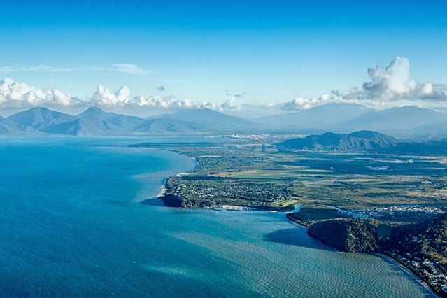 Vista aérea de Cairns