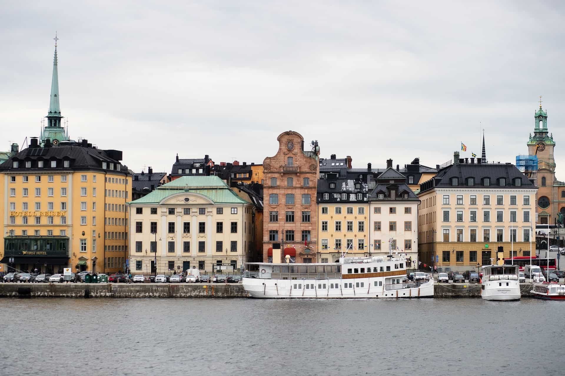 Edificios tradicionales de suecia