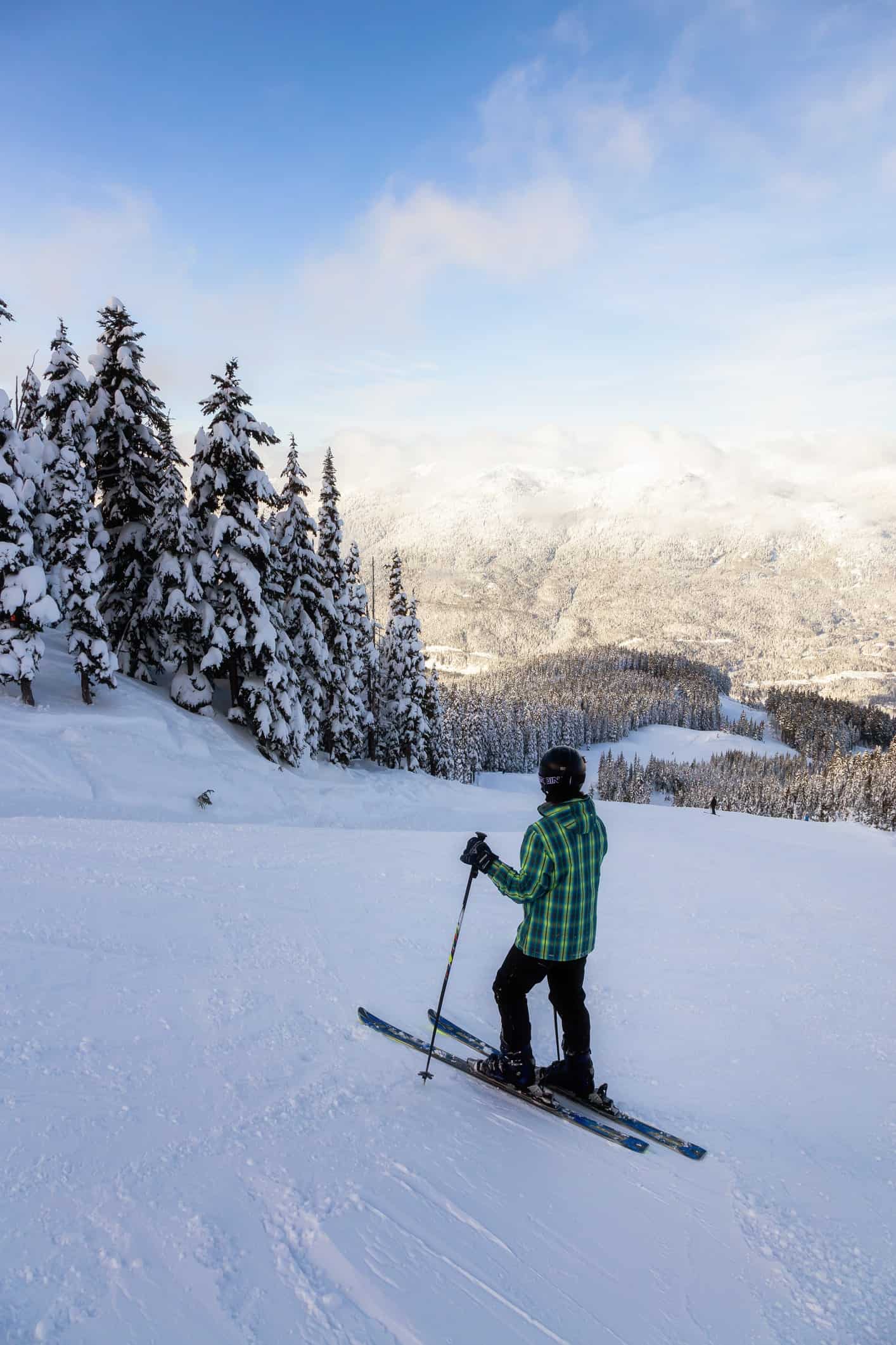 esquiando en whistler