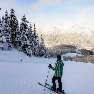 esquiando en whistler
